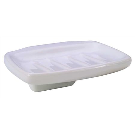 Proplus Ceramic Soap Dish, Slip-On Clip 42101